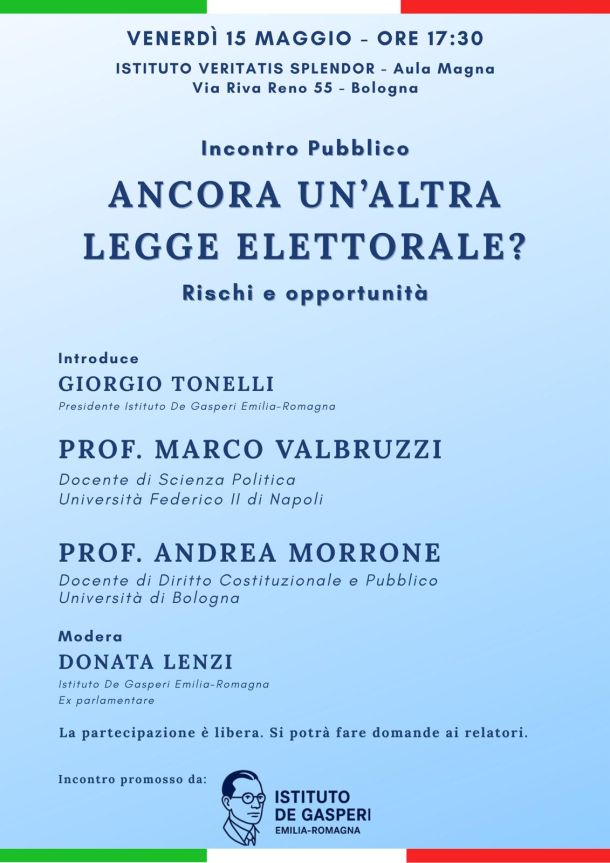Ancora un’altra legge elettorale? Rischi e opportunità