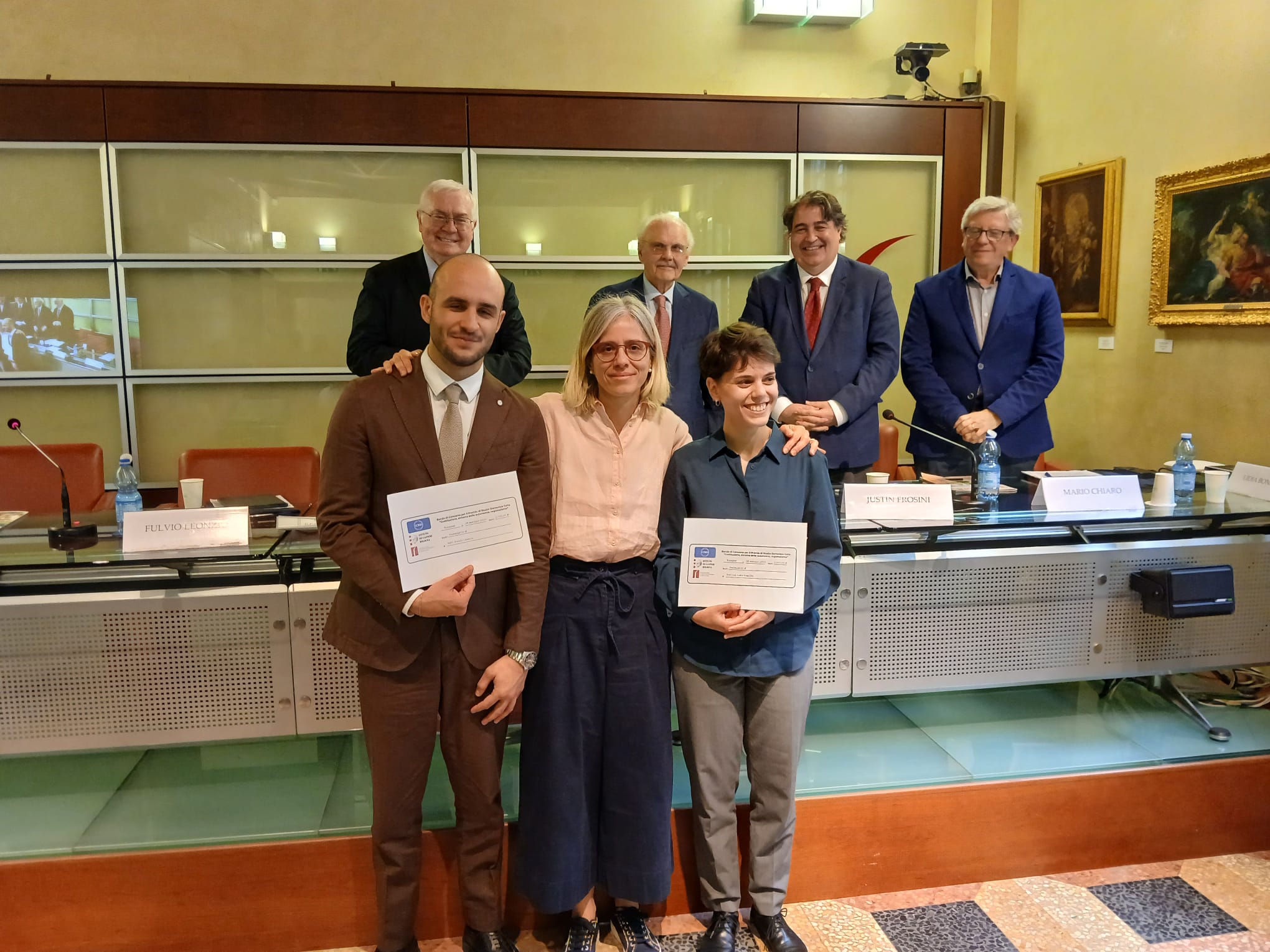 Premiazione del Premio Domenico Cella
