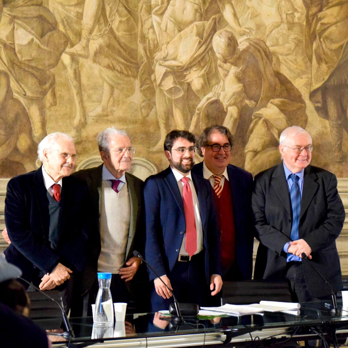 Premiazione del Premio De Gasperi, Palazzo d'Accursio, 19 dicembre 2025
